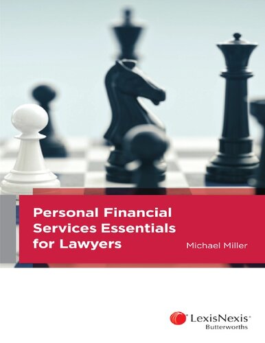 Personal Financial Services Essentials For Lawyers 1st Edition Michael Miller