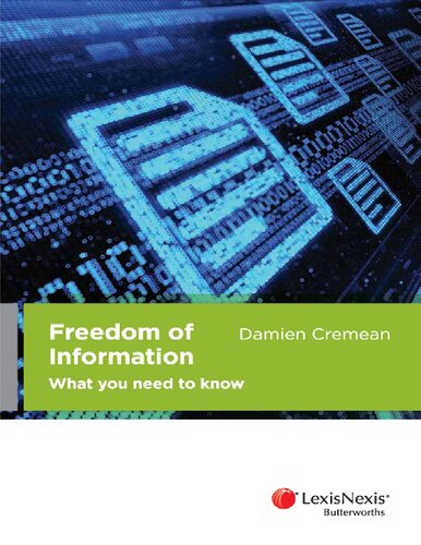 Freedom Of Information What You Need To Know Damien J Cremean