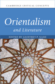 Orientalism And Literature Geoffrey P Nash