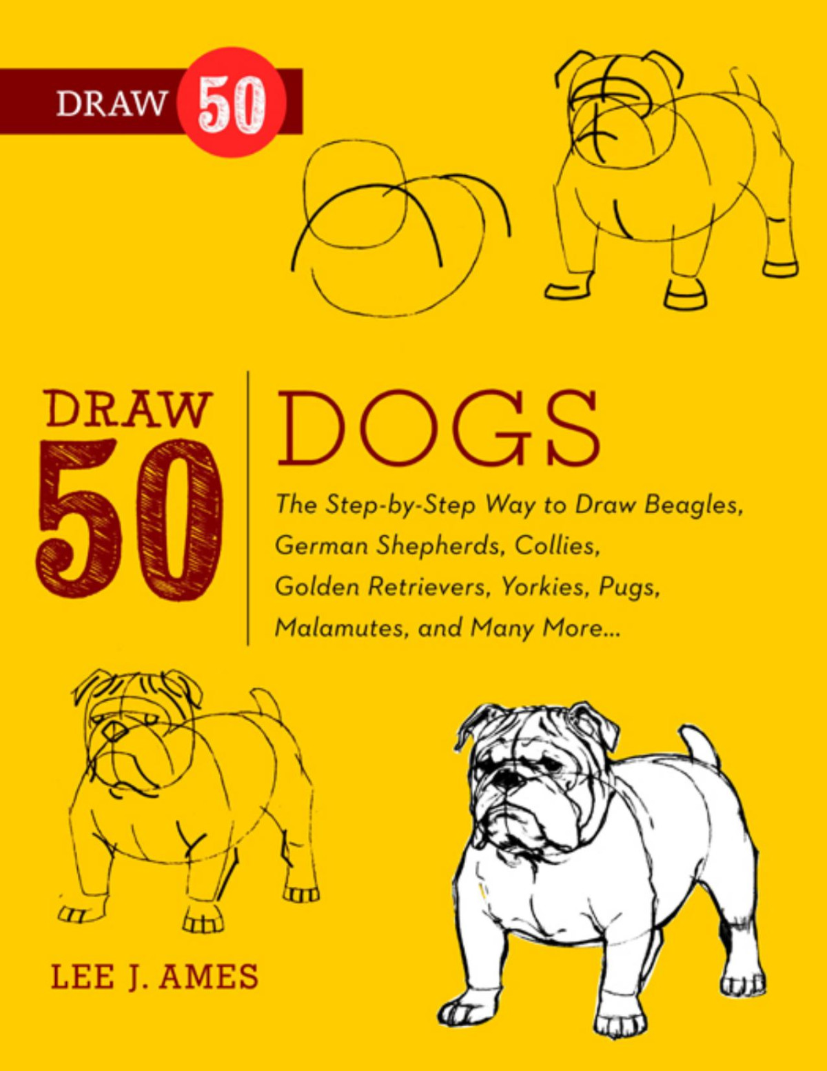 Draw 50 Dogs Lee J Ames Ames Lee J