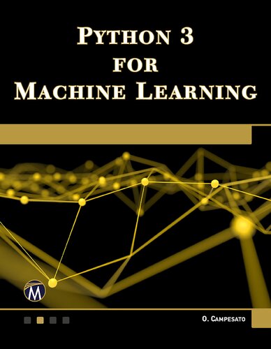 Python 3 For Machine Learning Campesato Oswald