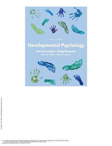 Developmental Psychology 2e Uk Higher Education Psychology Psychology 2nd Edition Patrick Leman