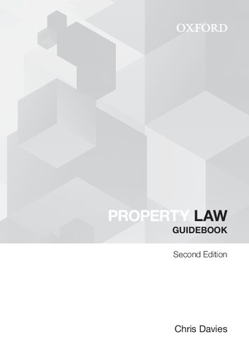 Property Law Guidebook 2nd Edition Chris Davies