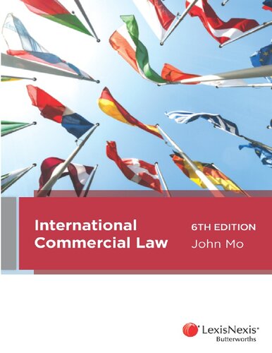 International Commercial Law Sixth Edition John Mo