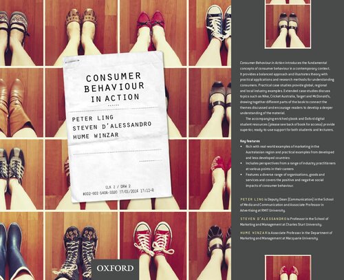 Consumer Behaviour In Action Uk Ed Peter Ling Steven Dalessandro