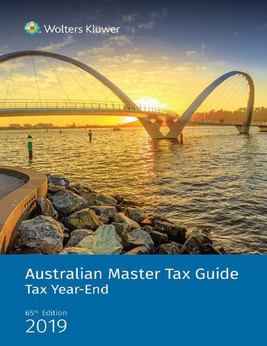 Australian Master Tax Guide Tax Yearend 2019 65th Edition Cch Australia Limited
