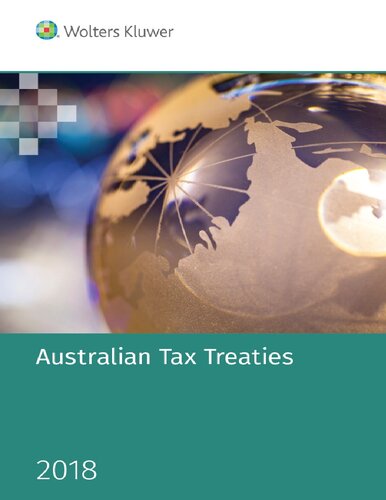 Australian Tax Treaties 2018 Sixth Edition Australia