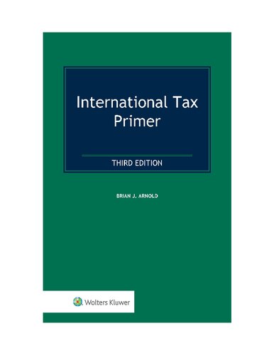 International Tax Primer Third Edition Brian J Arnold Cch Australia Limited