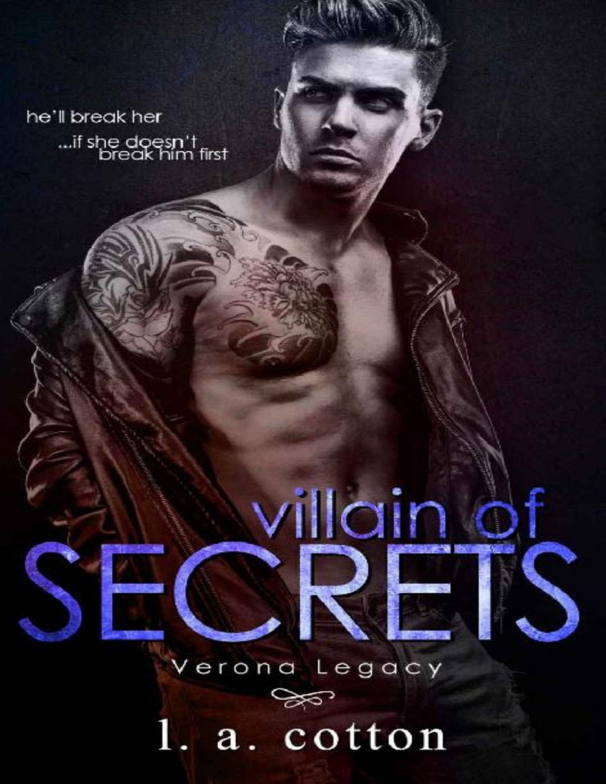 Villain Of Secrets A Mafia Romance Standalone Verona Legacy Book 3 L A Cotton Cotton