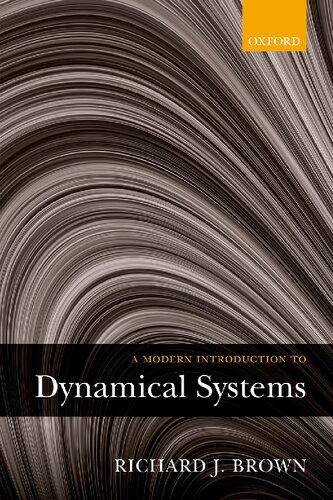 A Modern Introduction To Dynamical Systems Richard Brown