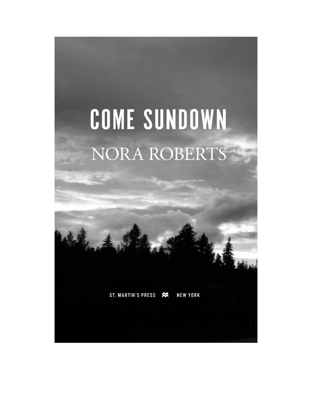 Come Sundown Nora Roberts Roberts Nora