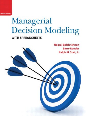 Managerial Decision Modeling With Spreadsheets Third Nagraj Balakrishnan