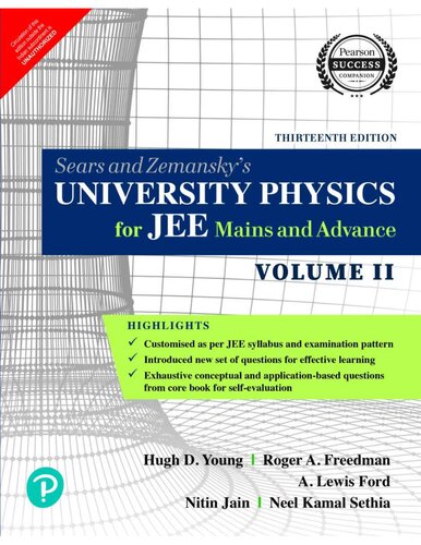 University Physics For Jee Mains And Advance Hugh D Young