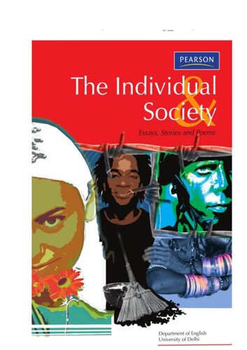 The Individual And Society University Of Delhi Department Of English