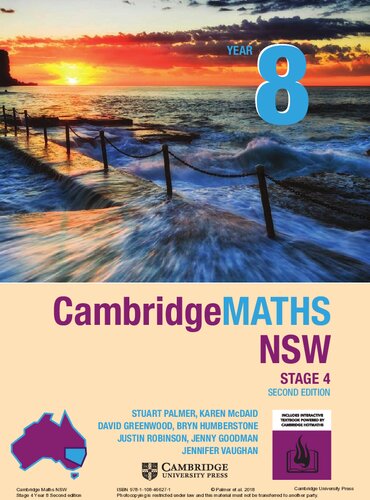 Cambridge Maths Stage 4 Nsw Year 8 2nd Edition Stuart Palmer