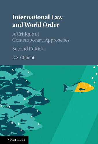 International Law And World Order A Critique Of Contemporary Approaches 2nd Edition B S Chimni