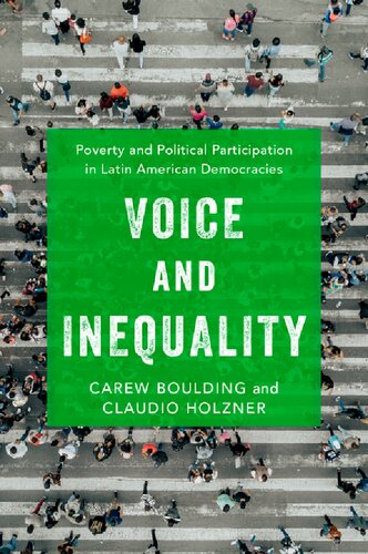 Voice And Inequality Poverty And Political Participation In Latin American Democracies Carew Boulding