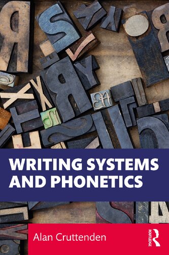 Writing Systems And Phonetics Alan Cruttenden