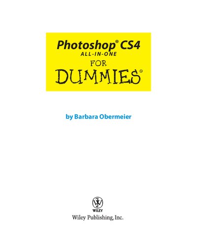 Photoshop Cs4 Allinone For Dummies Barbara Obermeier