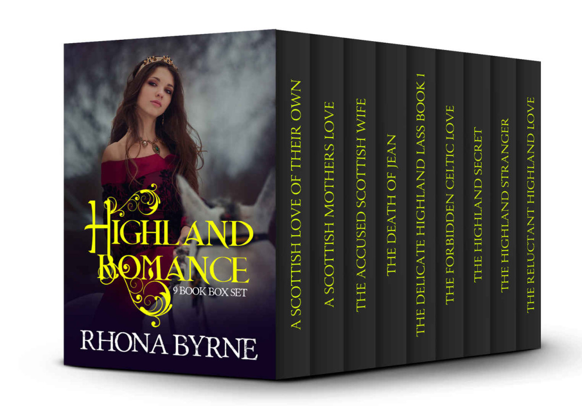 Highland Romance 9 Book Box Set Rhona Byrne Byrne Rhona