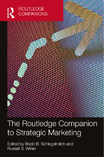 The Routledge Companion To Strategic Marketing Bodo B Schlegelmilch