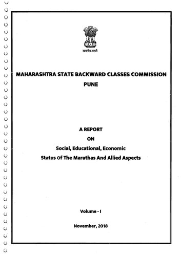 Maharashtra State Backward Classes Commission M G Gaikwad