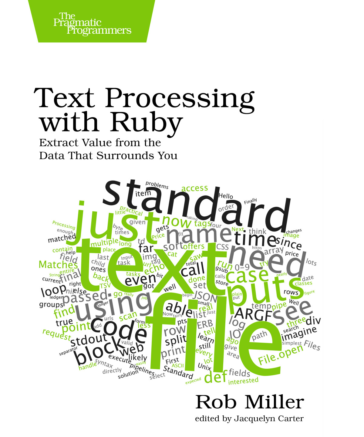 Text Processing With Ruby Extract Value From The Data That Surrounds You Paperback Rob Miller