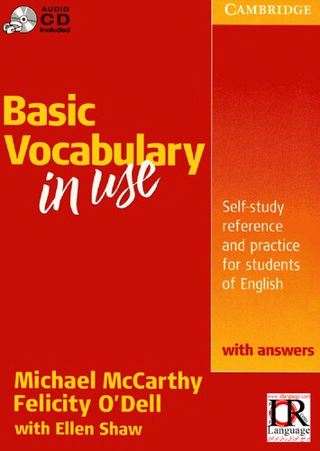 Basic Vocabulary In Use With Answers Students Book With Ans W Audio Cd Papcom Michael Mccarthy