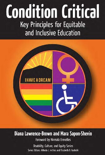 Condition Criticalkey Principles For Equitable And Inclusive Education 0 Disability Equity And Culture Disability Equity And Culture Series Illustrated Diana Lawrencebrown