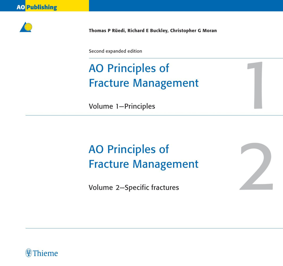 Thieme Ao Principles Of Fracture Management Redi Thomas P Richard