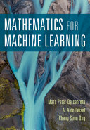 Mathematics For Machine Learning 1st Edition Deisenroth Marc Peter