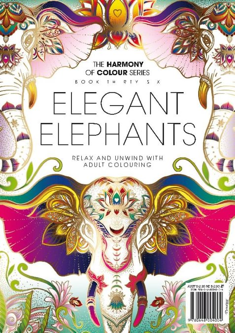 Harmony Of Colour 36 Elegant Elephants 1st Edition Nuclear Media