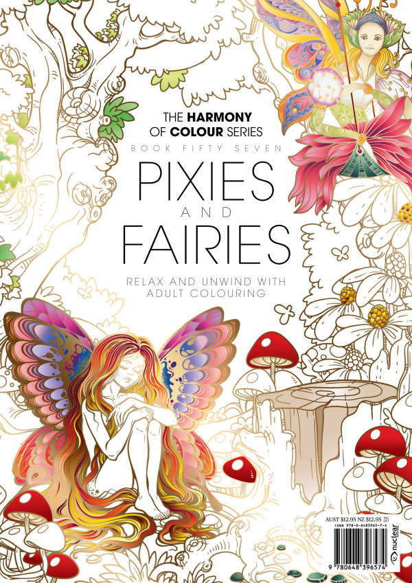 Harmony Of Colour 57 Pixies And Fairies 1st Edition Nuclear Media