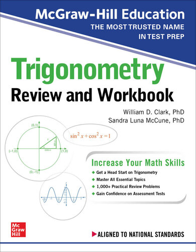Mcgrawhill Education Trigonometry Review And Workbook William D Clark Sandra Luna Mccune