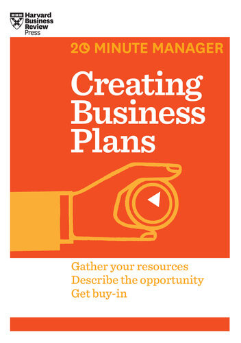 Creating Business Plans Hbr 20minute Manager Series Harvard Business School Press