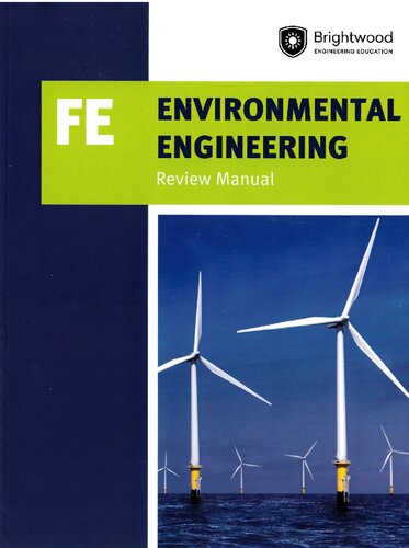 Environmental Engineering Fe Review Manual Brightwood Engineering Education