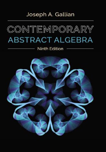 Contemporary Abstract Algebra 9th Edition Joseph A Gallian