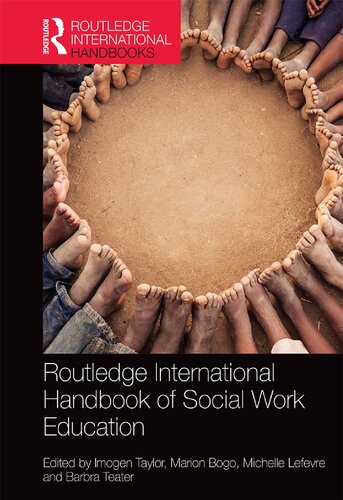 Routledge International Handbook Of Social Work Education Imogen Taylor