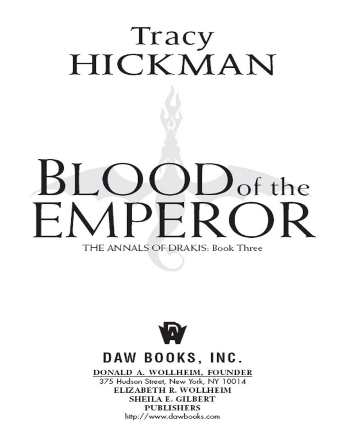Blood Of The Emperor Annals Of Drakis 03 Tracy Hickman