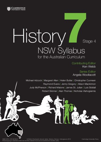 History Nsw Syllabus For The Australian Curriculum Year 7 Stage 4 Student Angela Woollacott