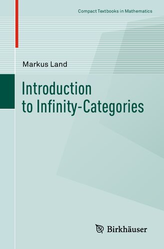 Introduction To Infinitycategories Markus Land