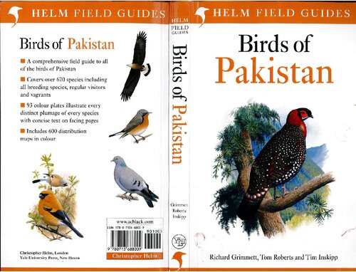 Birds Of Pakistan Helm Field Guides 1st Edition Richard Grimmett Tim Inskipp