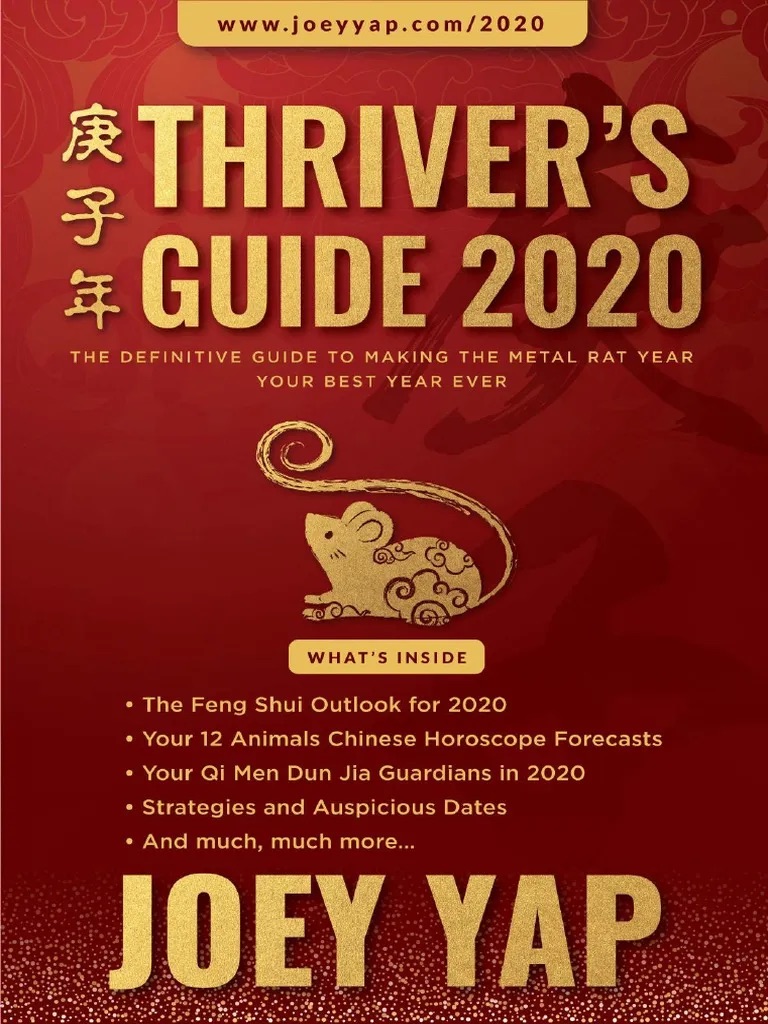 Joey Yaps Thrivers Guide 2020 Joey Yap