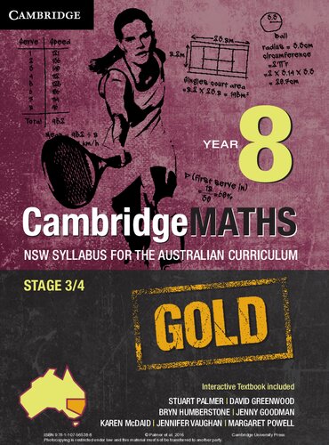 Cambridge Mathematics Gold Nsw Syllabus For The Australian Curriculum Year 8 Pack Textbook And Interactive Textbook Stuart Palmer