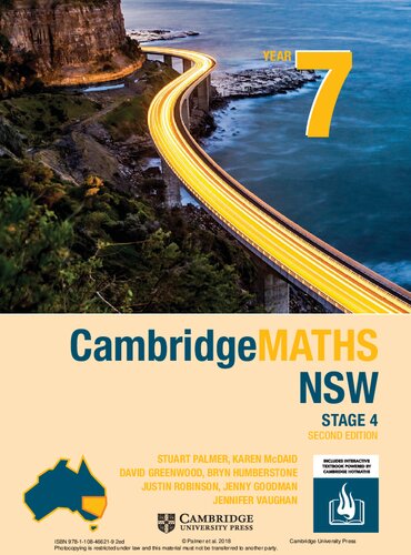 Cambridge Maths Stage 4 Nsw Year 7 2nd Edition Stuart Palmer