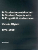14 Student Projects With Valerio Olgiati 19982000 Multilingual Olgiati