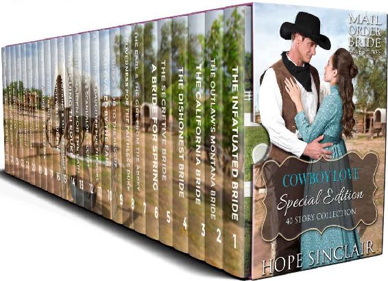 Cowboy Love Mail Order Bride 40story Collection Box Set Hope Sinclair Sinclair