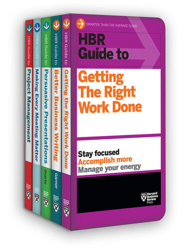 Hbr Guides To Being An Effective Manager Collection 5 Books Hbr Guide Series Harvard Business Review Bryan A Garner Nancy Duarte