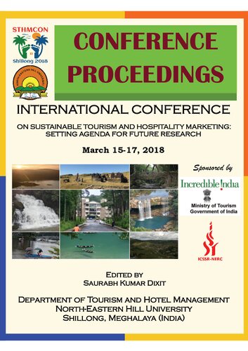 International Conference On Sustainable Tourism And Hospitality Marketing Setting Agenda For Future Research Sthmcon2018 Conference Proceedings Saurabh Kumar Dixit Editor