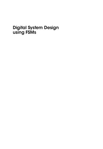 Digital System Design Using Fsms A Practical Learning Approach 1st Edition Peter D Minns